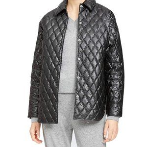 THEORY Quilted Vegan Leather Jacket - WOMEN'S MEDIUM